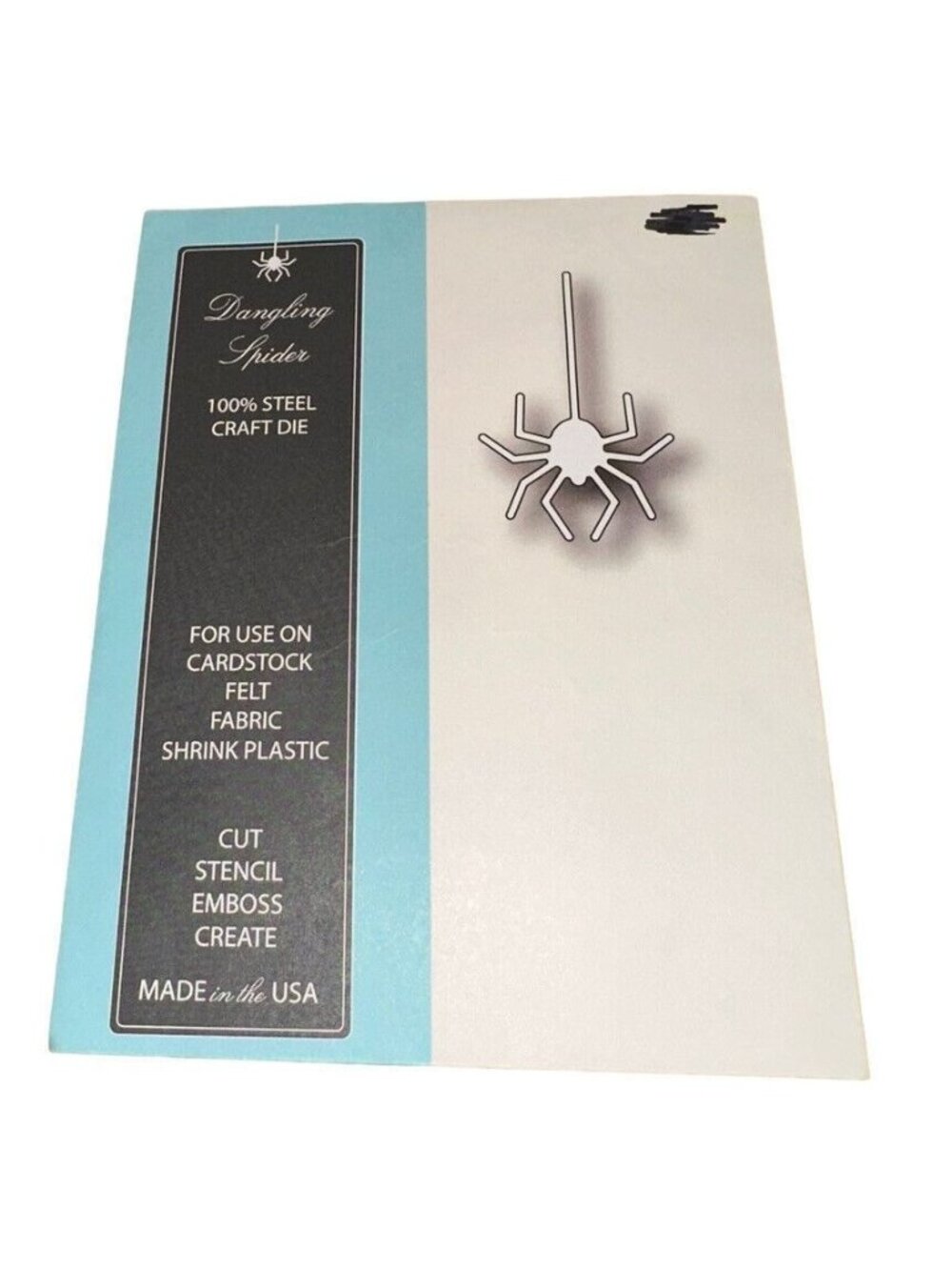 Memory Box Dies Dangling Spider 100% Steel Style 98386 Made In USA 2012